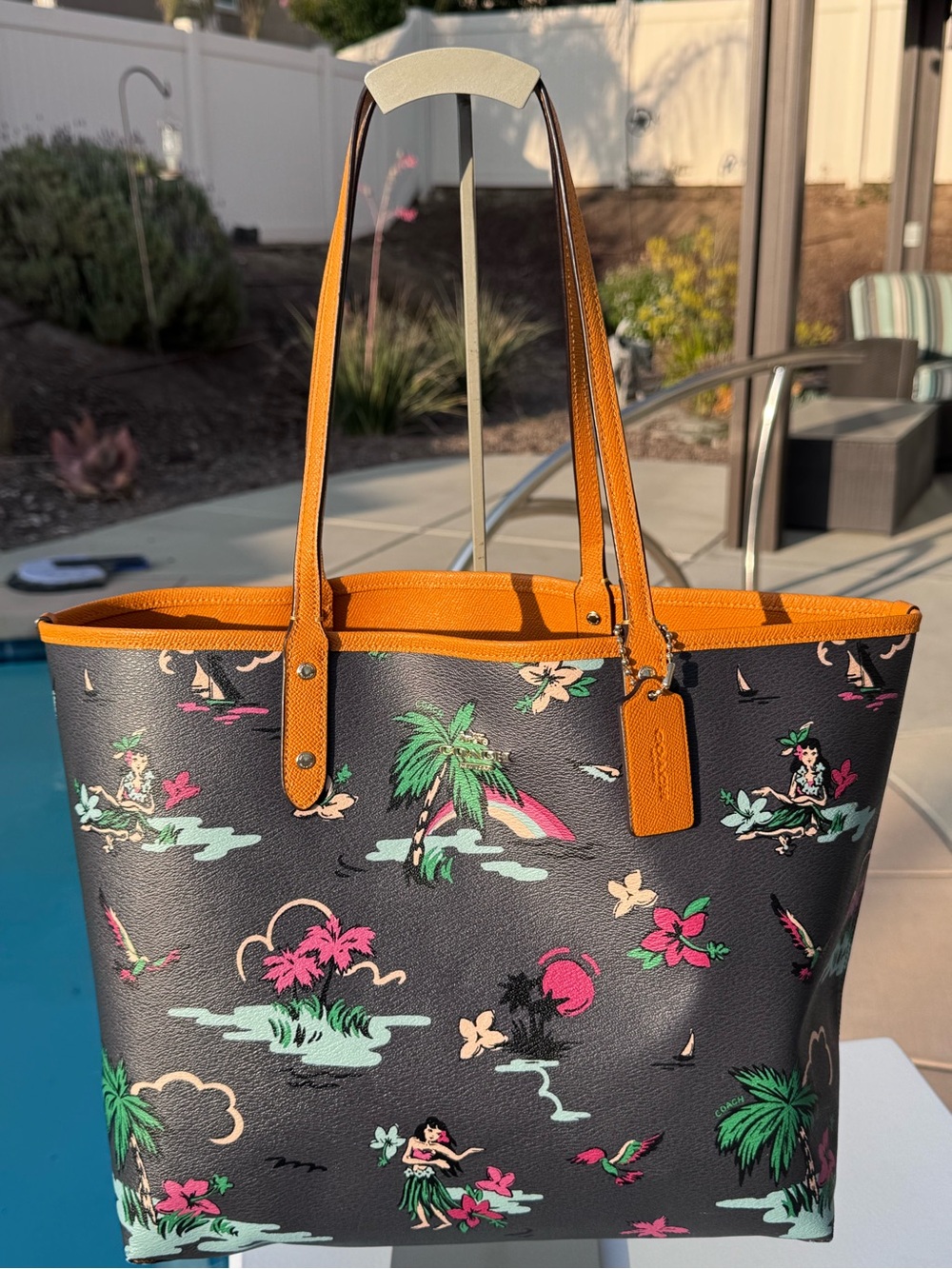 Coach Hawaii Reversible Tote - Picture 3 of 16